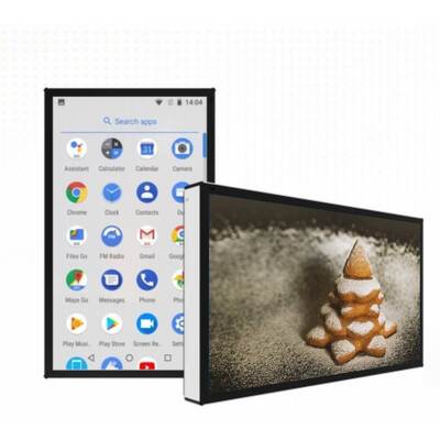 32 43 49 55 بوصة كشك أرضي Android PC Touch لافتات اختيارية لمتجر مدرسة المطار