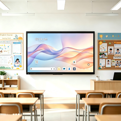 iBoard 86 بوصة اللوحة المسطحة التفاعلية اللوحة البيضاء الذكية مع Google EDLA معتمدة