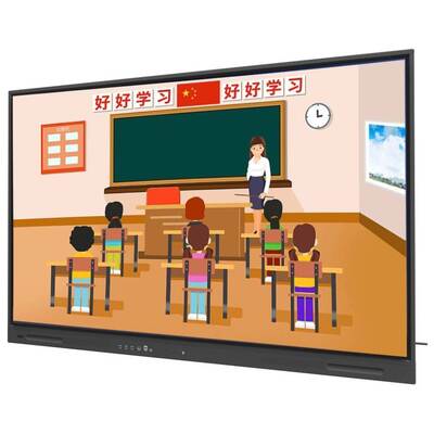 شاشة ذكية iBoard 98 بوصة بنظام أندرويد، USB، واي فاي، لمس، سماعات، الكل في واحد للاجتماعات