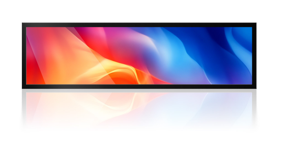 Indoor Stretched Bar LCD Display Advertising Display for shelf digital signage