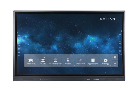 الأشعة تحت الحمراء 98 بوصة iBoard جهاز الوسائط المتعددة التفاعلية لوحة LCD السبورة لمؤتمر الأعمال