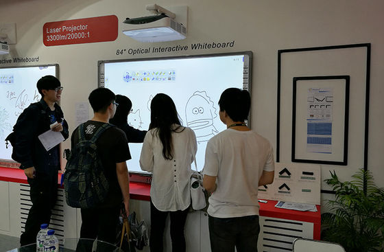 20 اللوحة البيضاء التفاعلية نقطة التلامس 16 9 نسبة الجوانب للتعاون والتعلم B2B