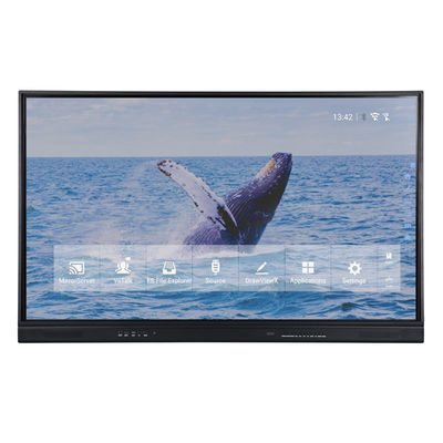 75 بوصة LCD لوحة ذكية تعمل باللمس بالأشعة تحت الحمراء لاجتماع العمل