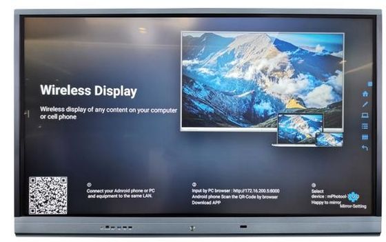 65 "Smart Tech Interactive Whiteboard متعدد الكتابة على الحائط لوحة اللمس الذكية
