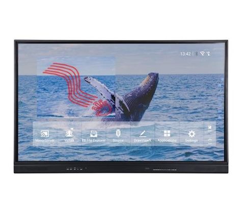 65 بوصة شاشة تعمل باللمس التفاعلية LCD 20 نقطة قلم اللمس