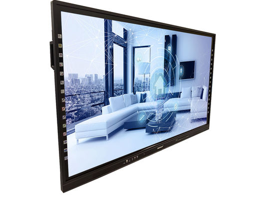 شاشات لمس ذكية مقاس 86 بوصة ، شاشة لمس تفاعلية 4K من نوع TYPE C