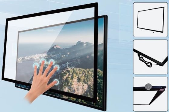 32 IR Touch Frame تراكب شاشة اللمس التفاعلية 22 ~ 300 بوصة حسب الطلب