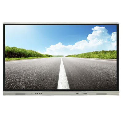 75 بوصة LED السبورة التفاعلية بالأشعة تحت الحمراء تعمل باللمس نظام Android Windows نظام مزدوج