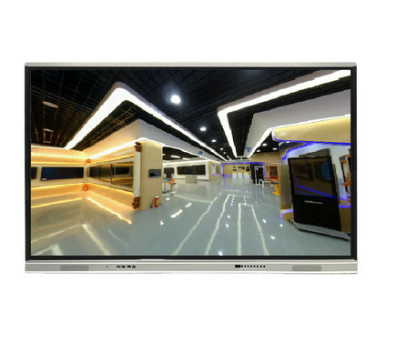 16 9 LCD لوحة ذكية ، 75 بوصة لوحة مسطحة تفاعلية