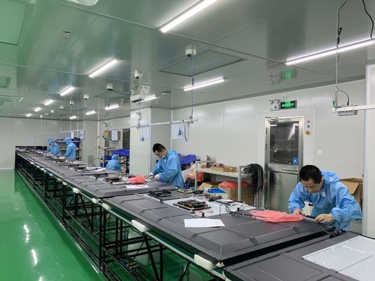 الغطاء الخلفي المعدني IR اللوحة البيضاء التفاعلية عالية الدقة والإطار الأسود لحلول الأعمال