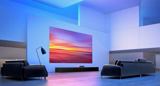 Ultra HD 4K Laser Short Throw Projector 4000 ليمن بروجكتور ذكي للمدرسة العائلية والشركة