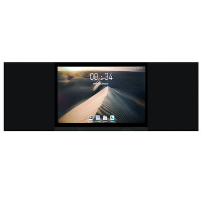 75 86 بوصة 4K المعدات التعليمية الشاشة اللمسية أفضل لوحة ذكية ربطها LCD لوحة سوداء ذكية