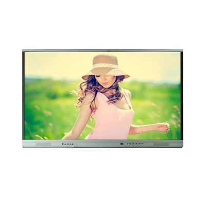 3840*2160 لوحة تعليمية LCD 5ms لوحة لمس تفاعلية ويندوز لينكس للأشعة تحت الحمراء للتعليم التجاري أو المدرسي