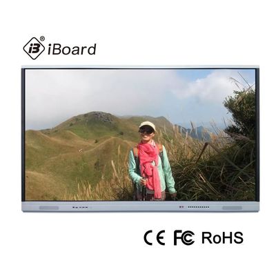 3840*2160 لوحة تعليمية LCD 5ms لوحة لمس تفاعلية ويندوز لينكس للأشعة تحت الحمراء للتعليم التجاري أو المدرسي