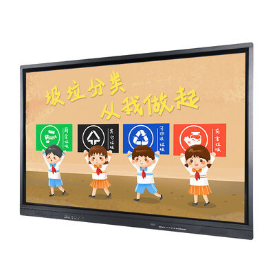iBoard أندرويد 65 بوصة CE معتمدة لوحات ذكية بلا مسام LCD شاشة الكمبيوتر