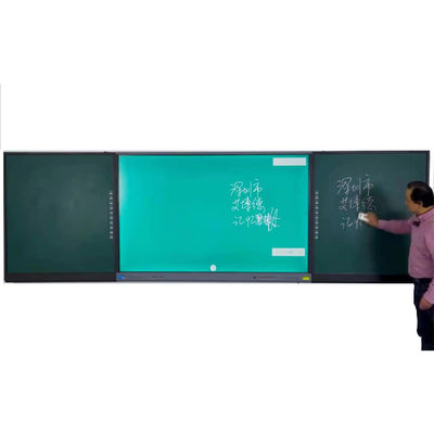 75 86 بوصة 4K المعدات التعليمية الشاشة اللمسية أفضل لوحة ذكية ربطها LCD لوحة سوداء ذكية