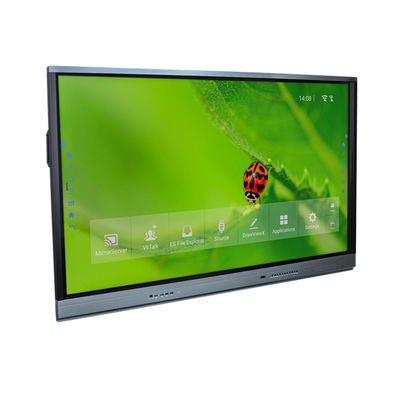75 "شاشة تعمل باللمس التفاعلية السبورة البيضاء 4K LCD لوحة ذكية تعمل باللمس