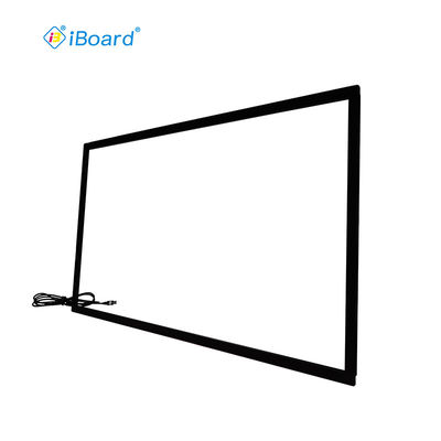 iBoard OEM حجم 19-200 بوصة إطار متعدد اللمس بالأشعة تحت الحمراء للمس كشك 8 مللي ثانية 20 نقطة اتصال