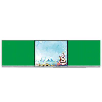 لوحة سوداء ذكية 75 86 بوصة شاشة متعددة الأصابع التفاعلية الشريط الجانبي اللمس يسار يمين لوحة لطالب الصف