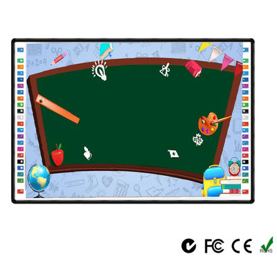 لوحة بيضاء تفاعلية بالأشعة تحت الحمراء مقاس 90 بوصة، لوحة بيضاء إلكترونية، واجهة USB، سطح نانو سيراميك