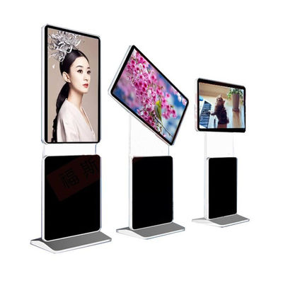 CE 6 نقاط LED كشك عرض لافتات رقمية تفاعلية 60HZ للإعلانات التجارية
