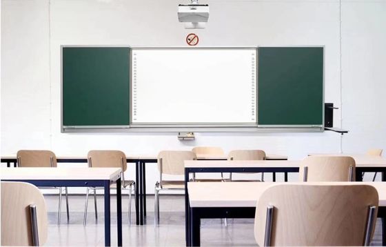 لوحة سوداء ذكية تحت الحمراء التعليمية لوحة خضراء لوحة بيضاء تفاعلية مع جهاز عرض للمدرسة