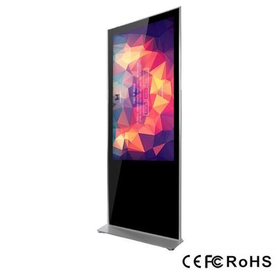 معدات الإعلانات شاشة لمسة سعة إشارة رقمية كيوسك أرضية واقفة شاشة LCD تفاعلية