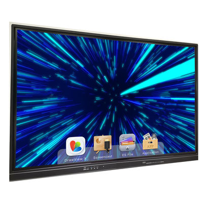 برنامج التعليق التوضيحي للسبورة التفاعلية 4K Dual OS IR Touch Iboard