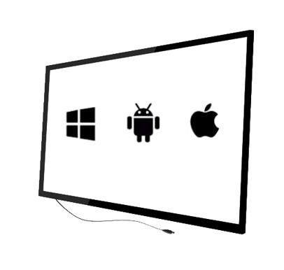 iBoard الأشعة تحت الحمراء المتعددة التي تعمل باللمس الإطار لوحة التحويل تراكب الإطار لشاشة المرآة