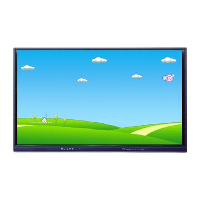 350cd / M2 لوحة رقمية مسطحة تفاعلية 75 بوصة 20 نقطة لمس موديل QS-75