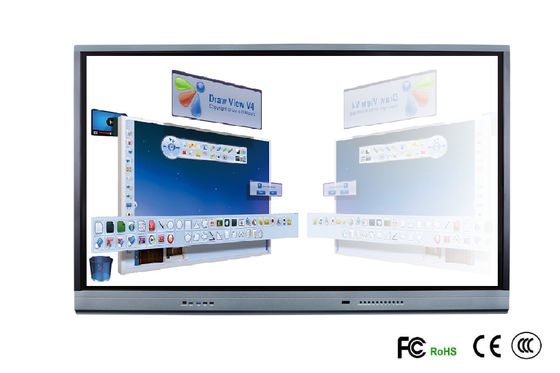 86 بوصة 4K شاشة تعمل باللمس Android السبورة التفاعلية FCC للتعليم