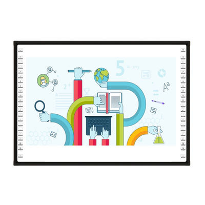 لوحة بيضاء تفاعلية تعمل بالأشعة تحت الحمراء مقاس 89 بوصة، لوحة تفاعلية رقمية للمدارس/المكاتب، جهاز عرض