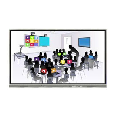 اللون الرمادي الأسود الإطار اللون LCD لوحة ذكية مع 50000 ساعة دورة الحياة