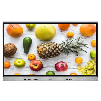 لوح أبيض تفاعلي 4K IFPD شاشات ذكية شاشة لمسة متعددة مع كاميرا وميكروفون كل ذلك في كمبيوتر واحد للمدرسة