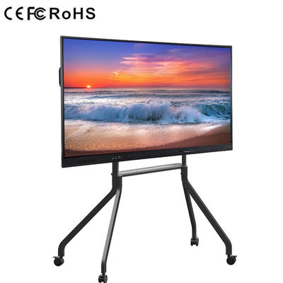 IR LED السبورة التفاعلية 75 '' شاشة لمس مسطحة LCD تفاعلية للتعليم