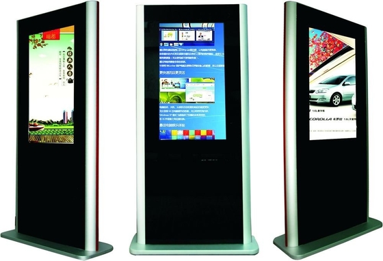 معدات الإعلانات شاشة لمسة سعة إشارة رقمية كيوسك أرضية واقفة شاشة LCD تفاعلية