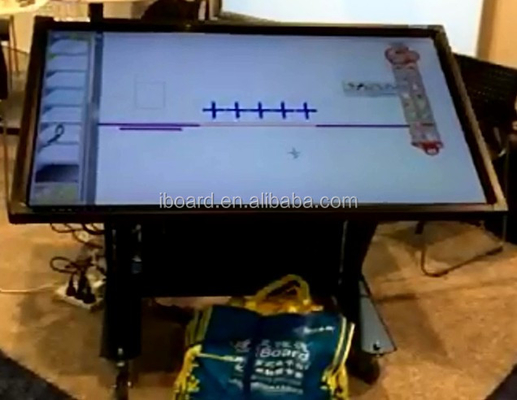CE 6 نقاط LED كشك عرض لافتات رقمية تفاعلية 60HZ للإعلانات التجارية