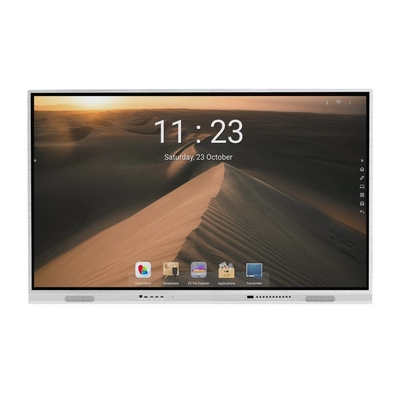 Android 11 IR Interactive Whiteboard Touch Frame 6 + 64G Camera Mic Type-C شاشة اختيارية للمكتب