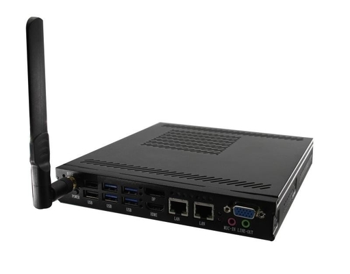 آي بورد لوحة مسطحة تفاعلية محمولة سوداء صغيرة مدمجة OPS I7 I5 Generation Intel Core