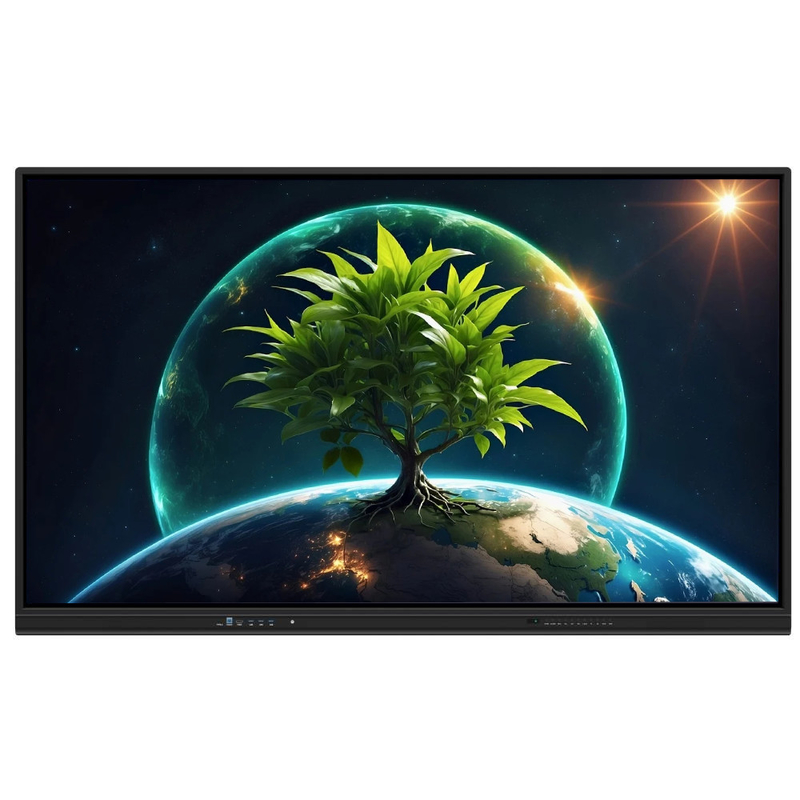 لوحة LCD الذكية 86 بوصة أندرويد 14 مع 8+128G 40 نقطة لمسة الواي فاي bt hdmi برمجيات معايرة للأعمال المكتبية المدرسية