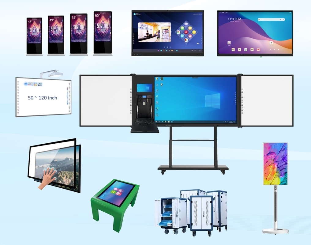 تجربة 4K Ultra HD الدقة مع لدينا 75 بوصة التفاعلية لوحة مسطحة يزن حوالي 100 باوند