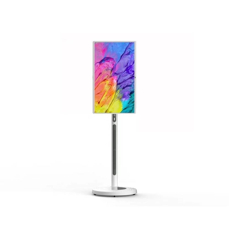 لوحة LCD ذكية 32 بوصة نظام التشغيل Android وسائل الإعلام الداخلية مشغل الفيديو الموسيقي LED مع كاميرا 13MP وبطارية قابلة للشحن لمدة 6-7 ساعات الاستخدام للمسرحية الحدث ktv