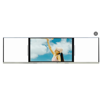 iBoard المعدات التعليمية 75 86 بوصة شاشة لمسة رقمية أفضل لوحة ذكية LCD متصلة ببعضها