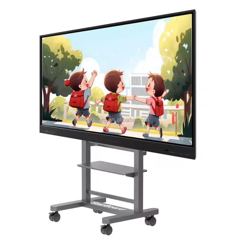 75 بوصة 4K Smart Whiteboard LCD التفاعلية الشاشة اللمسية لوحة لوحة مسطحة للمؤتمر التعليمي
