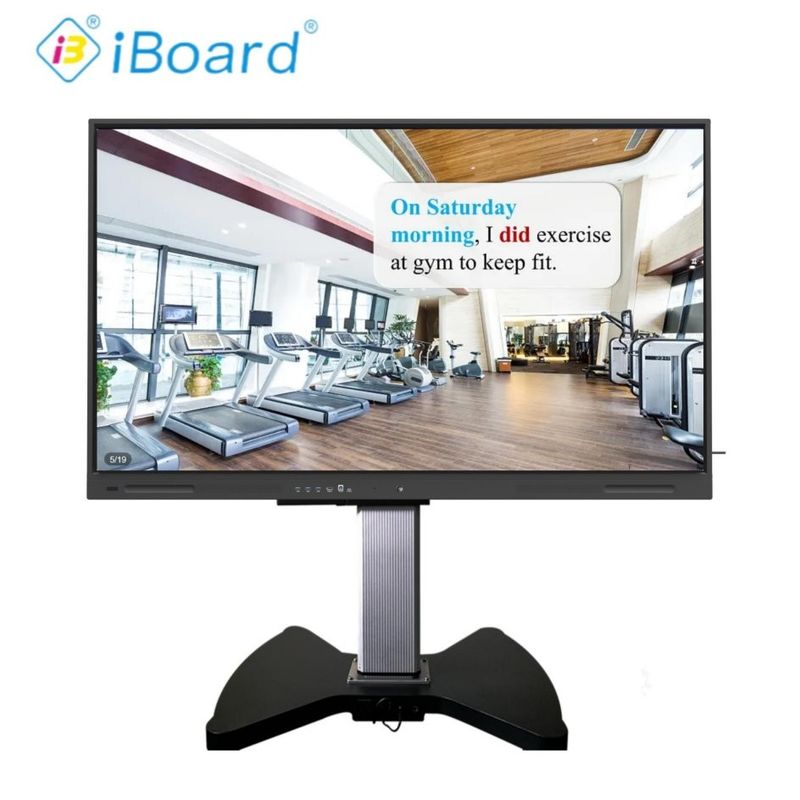 65 بوصة 4K UHD التفاعلية شاشة مسطحة التلفزيون الذكي مع نظام أندرويد جديد المعدات للاجتماعات المكتبية في الفصل الدراسي