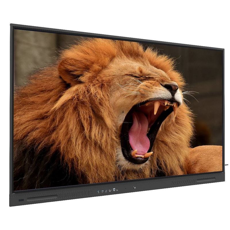 لوحة LCD الذكية iBoard IFP 110 98 لوحات تفاعلية كاميرا الذكاء الاصطناعي أندرويد برنامج مجاني زوم فريق شاشة لمسة إلكترونية
