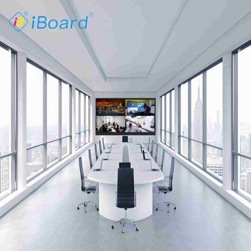 Iboard منتج جديد شاشة ذكية 98 " 4K التفاعلية شاشة شاشة مسطحة حجم كبير شاشة لمسة شاشة شاشة لدور الاجتماعات