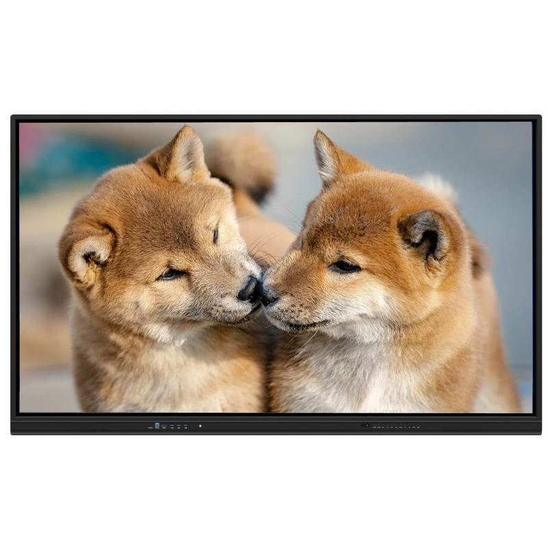 لوحة ذكية متفاعلة مسطحة 75 بوصة مع أندرويد 15 و WiFi 6 للمدارس والمكاتب