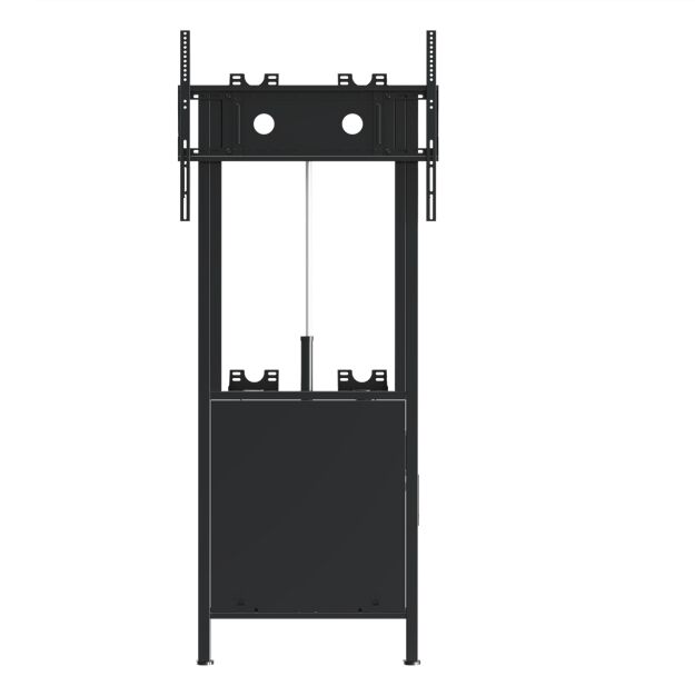 الارتفاع الكهربائي قابلة للتعديل الرفع المحمول الأرضية الرفع حتى 86 بوصة للتلفزيون / IFPD