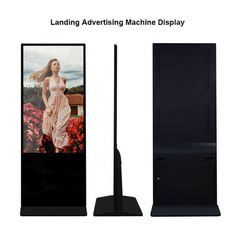 كيوسك الإشارات الرقمية على الأرض مع WIFI Android و FHD LCD Smart Advertising Display